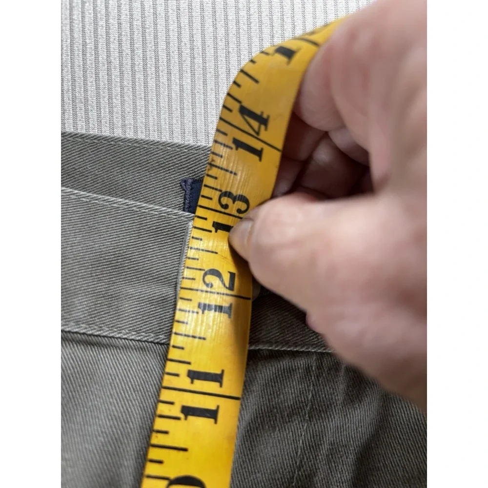 Vtg Polo‎ Ralph Lauren Men's Chino Khaki Pants Pleated 35X32 Preppy Designer